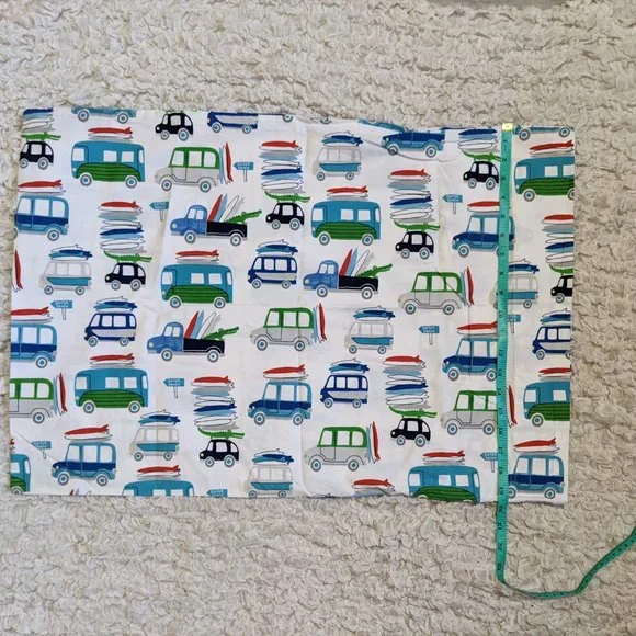 Pottery Barn Kids Cars Print Standard Pillow Case - Picture 4 of 8